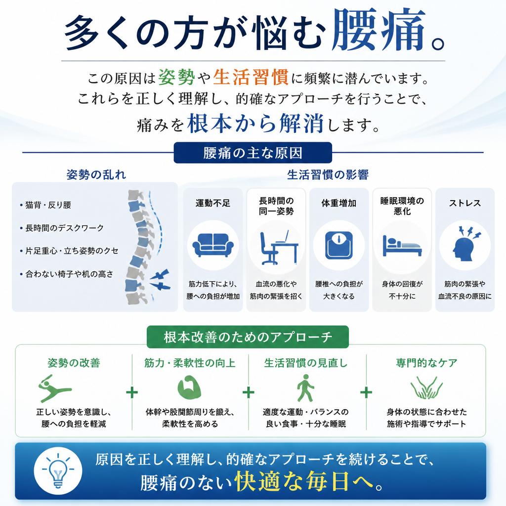 腰痛の根本原因を探る