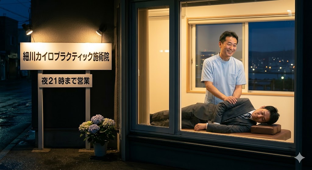 夜21時まで営業＆時間外も相談できる柔軟さ