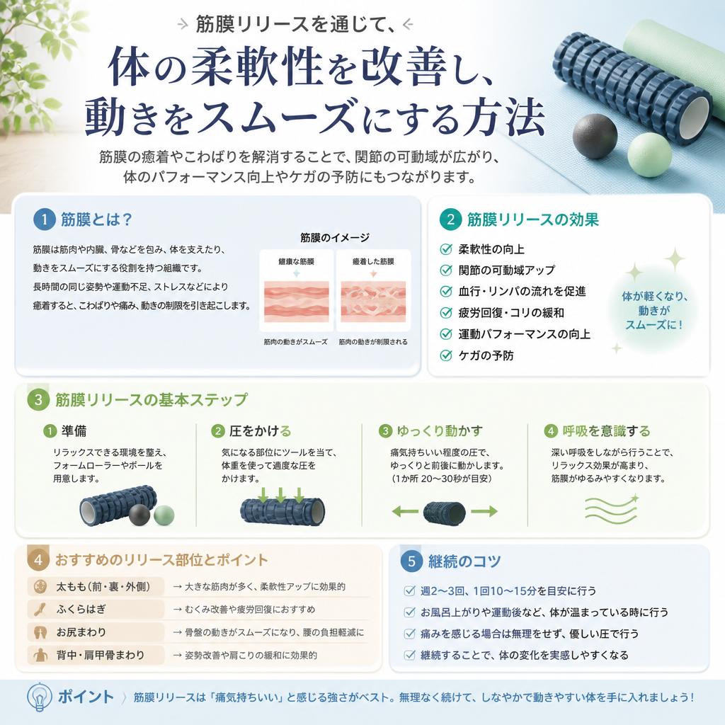 4. 筋膜リリースで体の動きを改善