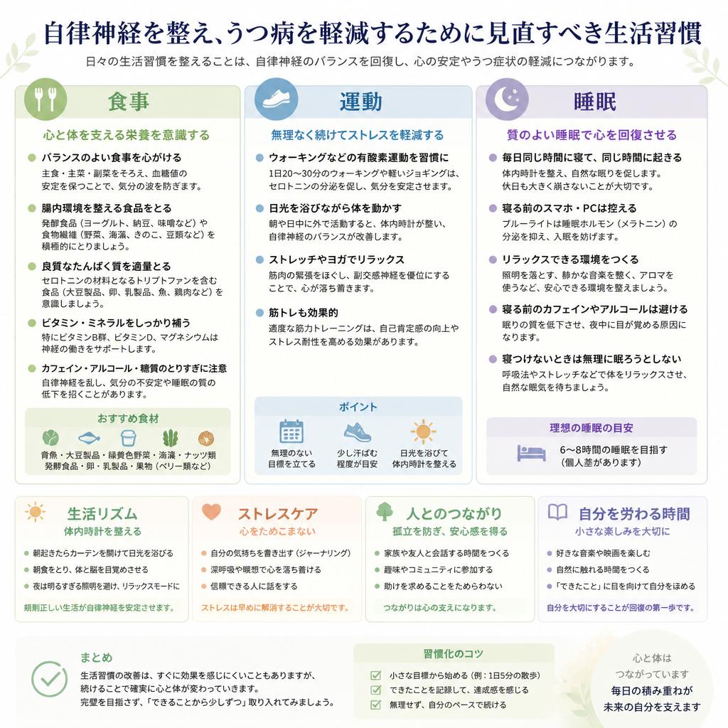 生活習慣の改善法