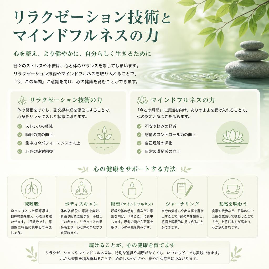 リラクゼーションの重要性