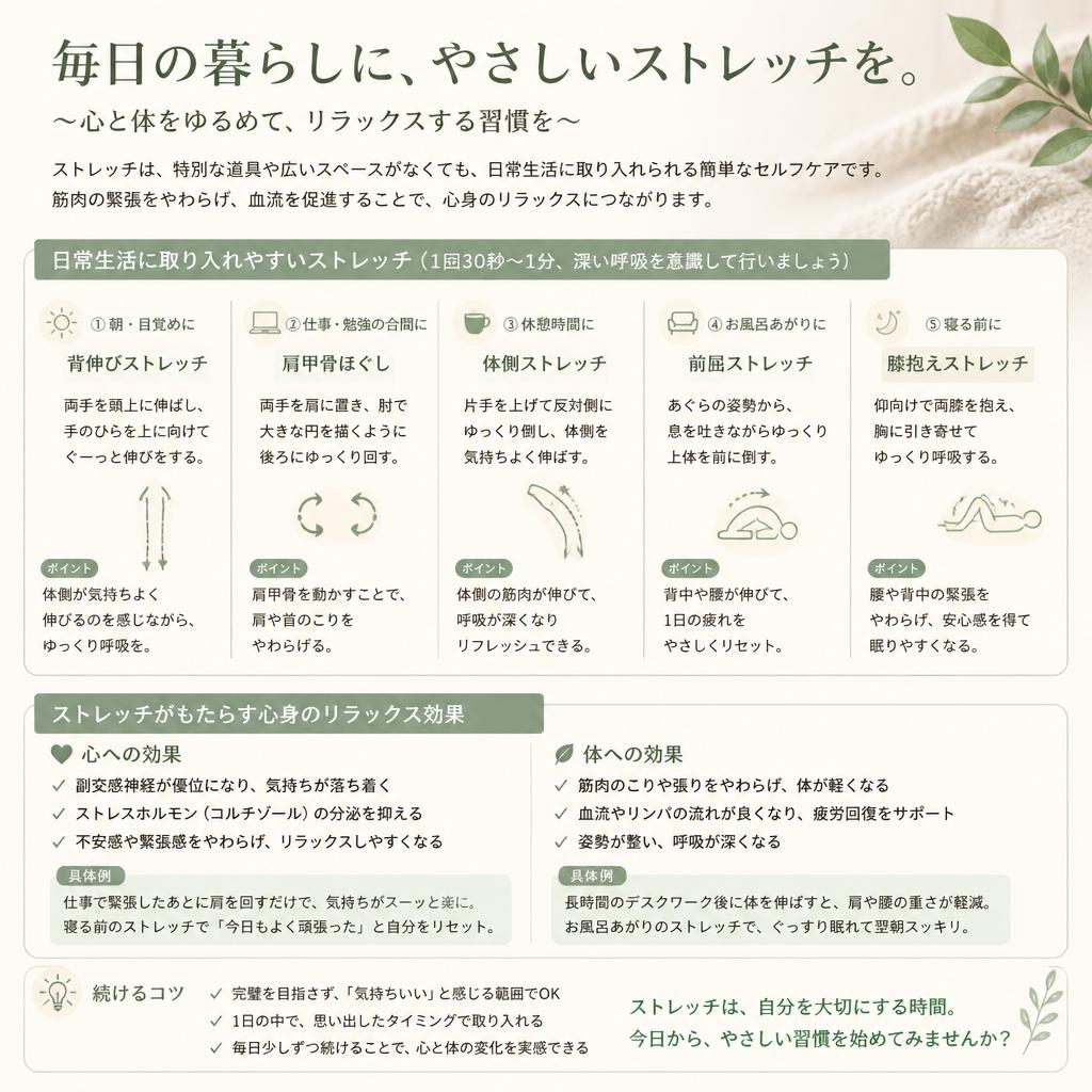 ストレッチの重要性