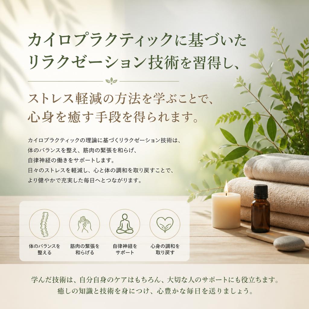 リラクゼーション技術の習得