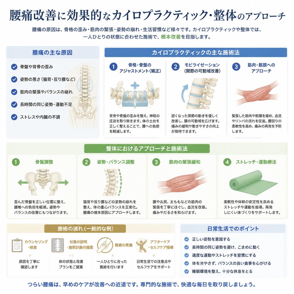 2. 腰痛改善に特化した施術