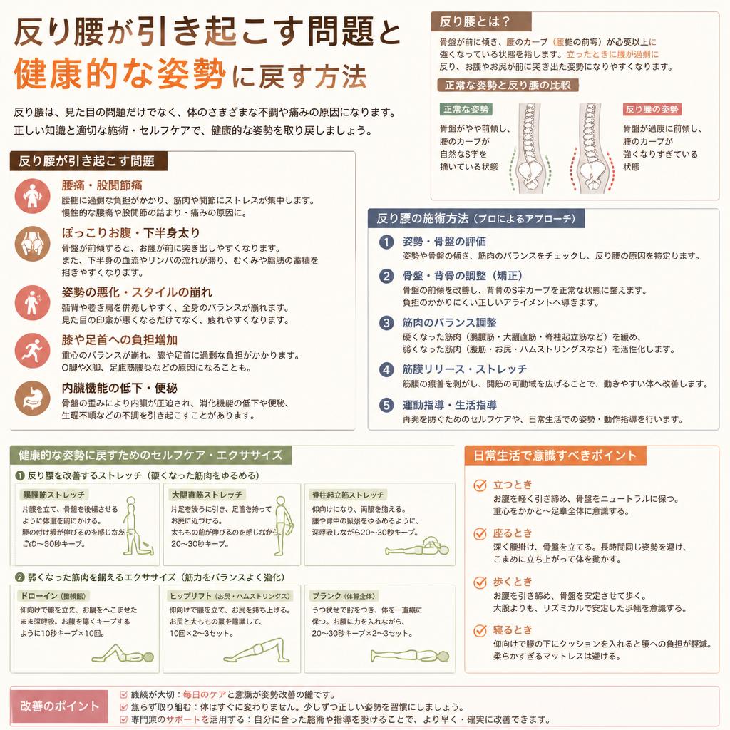 反り腰の改善で正しい骨格を手に入れよう
